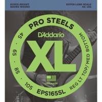 Струны для бас-гитары D'Addario EPS165SL ProSteels Custom Light 4-String Super Long Scale 45/105