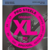 Струны для бас-гитары D'Addario EPS170SL Pro Steels Regular Light 4-String Super Long Scale 45/100