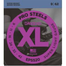 Струны для электрогитары D'Addario EPS520 ProSteels Super Light 9/42