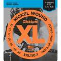 Струни для електрогітари D'Addario EXL110-7 Nickel Wound 7-String Regular Light 10/59