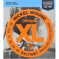 Струны для электрогитары D'Addario EXL110BT Nickel Wound Balanced Tension Regular Light 10/46