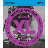 Струни для електрогітари D'Addario EXL120 Super Light 9/42
