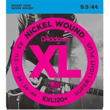Струны для электрогитары D'Addario EXL120+ Nickel Wound Super Light Plus 9.5/44