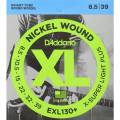 Струны для электрогитары D'Addario EXL130+ Nickel Wound X-Super Light Plus 8.5/39