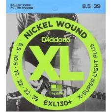 Струны для электрогитары D'Addario EXL130+ Nickel Wound X-Super Light Plus 8.5/39