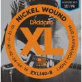 Струны для электрогитары D'Addario EXL140-8 Nickel Wound Light Top/Heavy Bottom 8-Strings 10/74