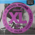 Струни для електрогітари D'Addario EXL156 Nickel Wound Guitar/Bass 24/84