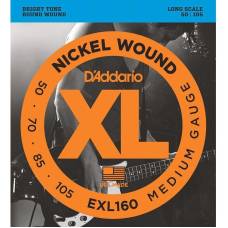 Струны для бас-гитары D'Addario EXL160 Nickel Wound Medium 50/105