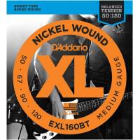 Струны для бас-гитары D'Addario EXL160BT Nickel Wound Balanced Tension Medium Long Scale 50/120