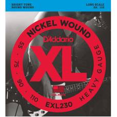 Струны для бас-гитары D'Addario EXL230 Nickel Wound Heavy 55/110