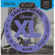 Струны для электрогитары D'Addario EXP115 Blues/Jazz Rock 11/49