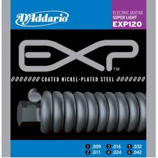 Струны для электрогитары D'Addario EXP120 Super Light 9/42