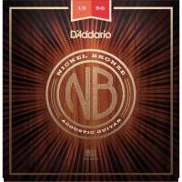 Струни для акустичної гітари D'Addario NB1356 Nickel Bronze Medium 13/56