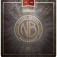 Струны для акустической гитары D'Addario NB1656 Nickel Bronze Medium Resonator 16/56