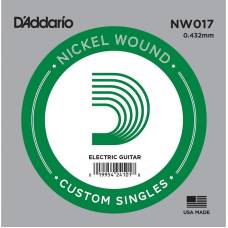 Струна D'Addario NW017 Nickel Wound .017
