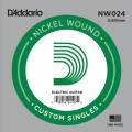 Струна D'Addario NW024 Nickel Wound .024