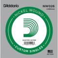 Струна D'Addario NW026 Nickel Wound .026
