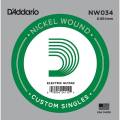 Струна D'Addario NW034 Nickel Wound .034