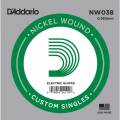 Струна D'Addario NW038 Nickel Wound .038