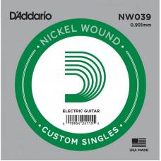 Струна D'Addario NW039 Nickel Wound .039