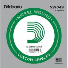 Струна D'Addario NW049 Nickel Wound .049