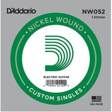 Струна D'Addario NW052 Nickel Wound .052