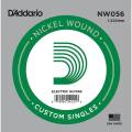 Струна D'Addario NW056 Nickel Wound .056