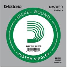 Струна D'Addario NW059 Nickel Wound .059