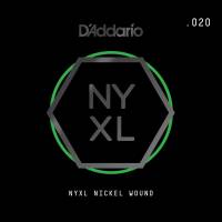 Струна D'Addario NYNW020 Nickel Wound .020