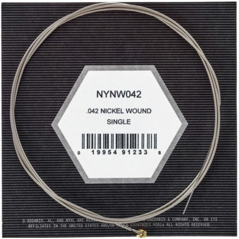 Струна D'Addario NYNW042 Nickel Wound .042