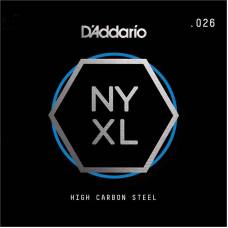 Струна D'Addario NYS026 High Carbon Steel .026