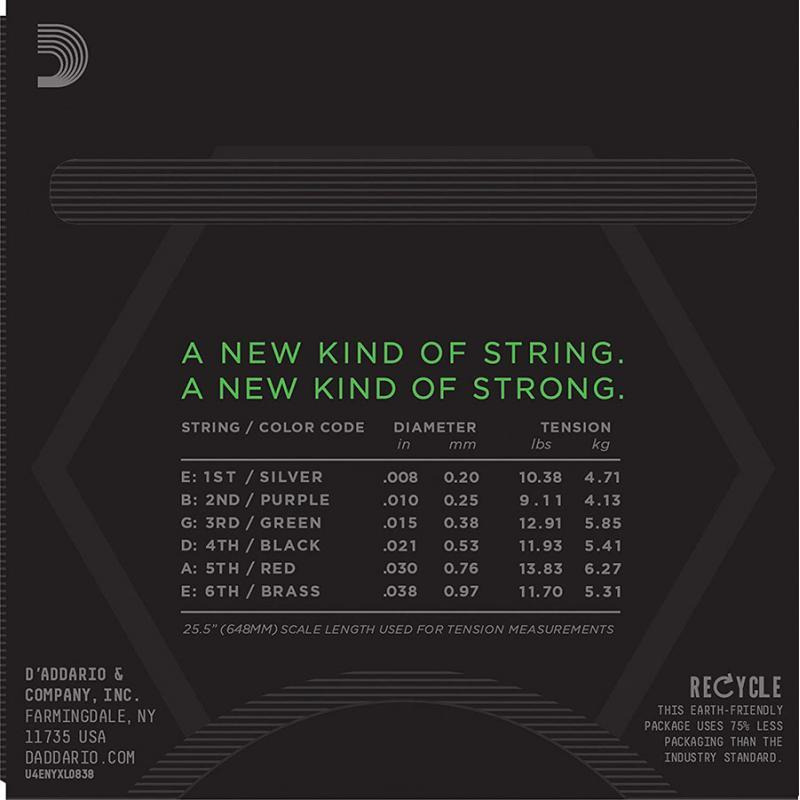 Струни для електрогітари D'Addario NYXL0838 Nickel Wound Extra Super Light 8/38