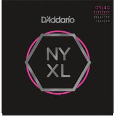 Струны для электрогитары D'Addario NYXL0940BT Nickel Wound Super Light Balanced Tension 9/40