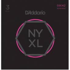 Струны для электрогитары 3 Sets D'Addario NYXL0942-3P Nickel Wound Super Light 9/42