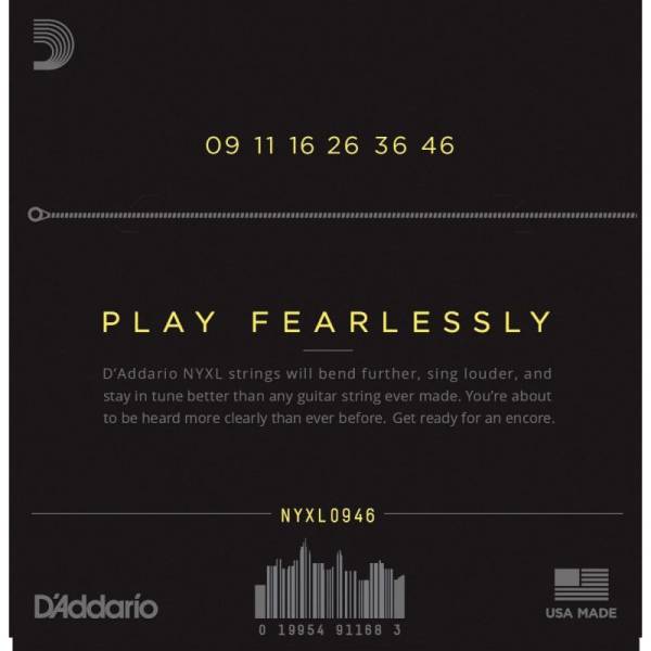 Струны для электрогитары D'Addario NYXL0946 Super Top / Regular Bottom 9/46
