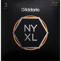 Струни для електрогітари 3 Sets D'Addario NYXL1046-3P Nickel Wound Regular Light 10/46