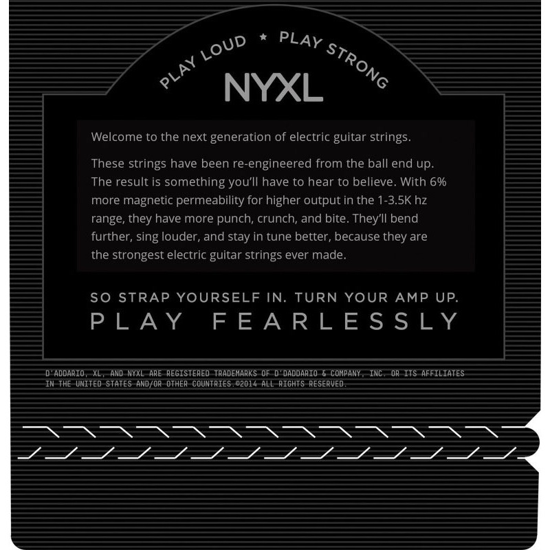 Струни для електрогітари D'Addario NYXL1046 Nickel Wound Regular Light 10/46