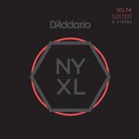 Струны для электрогитары D'Addario NYXL1074 Nickel Wound Light Top/Heavy Bottom 8-Strings 10/74