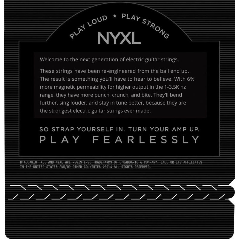 Струни для електрогітари D'Addario NYXL1149 Nickel Wound Medium 11/49