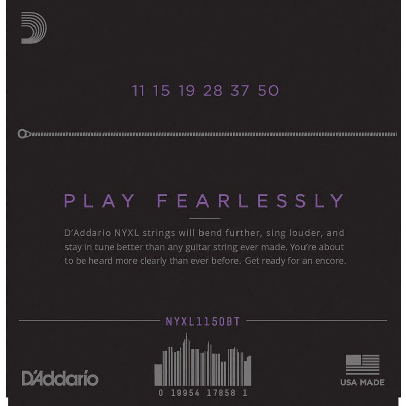 Струни для електрогітари D'Addario NYXL1150BT Nickel Wound Medium Balanced Tension 11/50