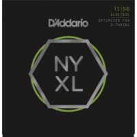 Струны для электрогитары D'Addario NYXL1156 Medium Top / Extra Heavy Bottom 11/56