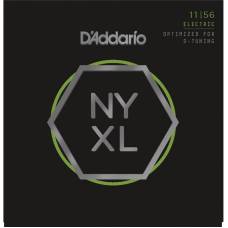 Струны для электрогитары D'Addario NYXL1156 Medium Top / Extra Heavy Bottom 11/56