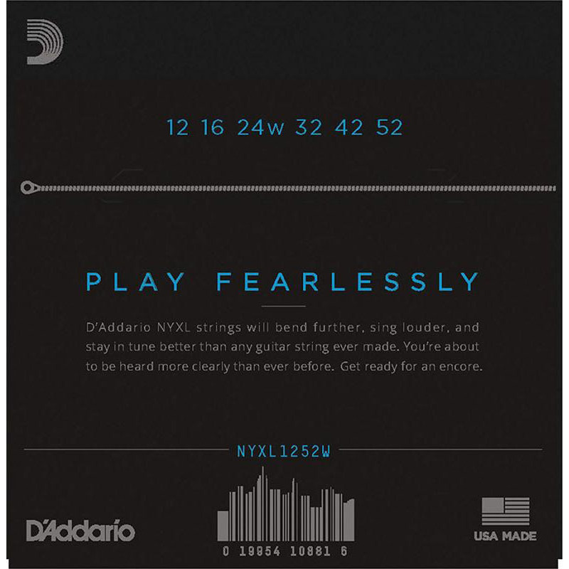 Струны для электрогитары D'Addario NYXL1252W Nickel Wound 3rd Light 12/52