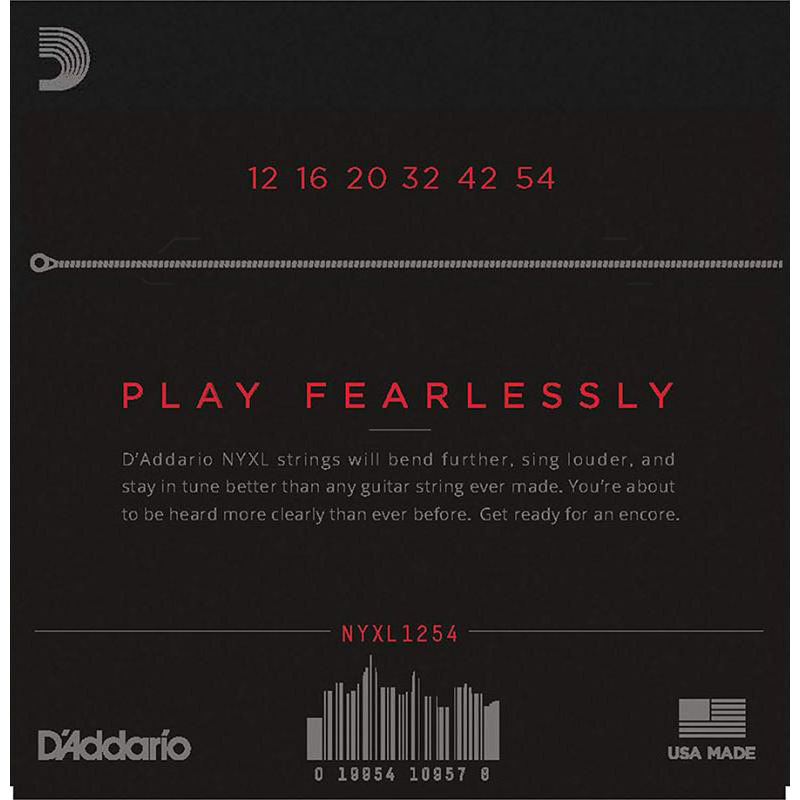 Струни для електрогітари D'Addario NYXL1254 Nickel Wound Heavy 12/54