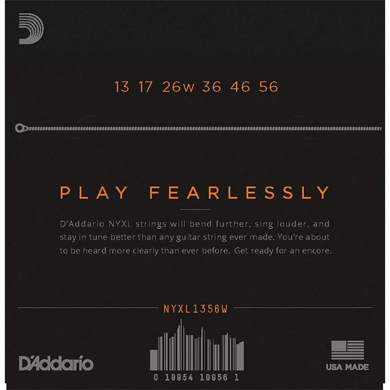 Струни для електрогітари D'Addario NYXL1356W Nickel Wound 3rd Medium 13/56