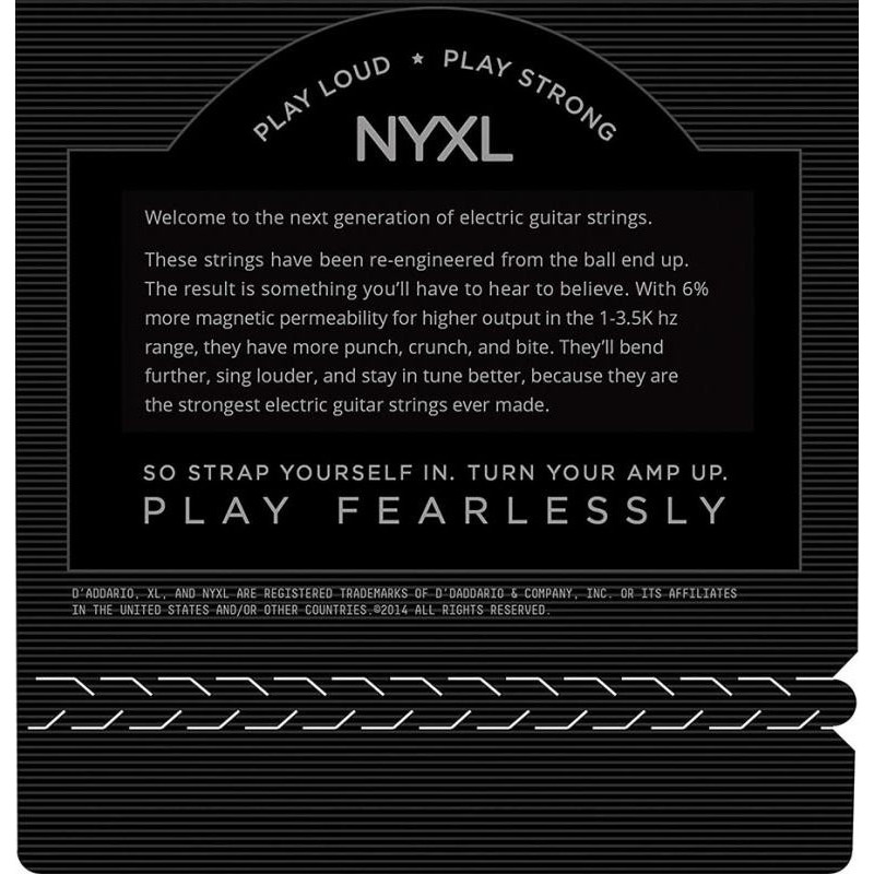 Струни для електрогітари D'Addario NYXL1356W Nickel Wound 3rd Medium 13/56