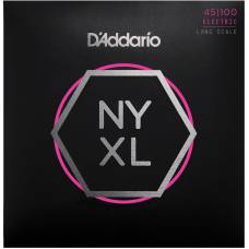Струны для бас-гитары D'Addario NYXL45100 Long Scale Regular Light 45/100