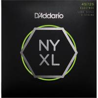 Струны для бас-гитары D'Addario NYXL45125 Nickel Wound Regular Light 5 Strings 45/125
