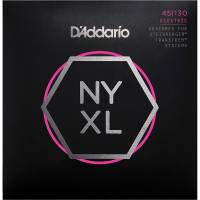 Струни для бас-гітари D'Addario NYXLS45130 Double Ball End Steinberger Regular Light Long Scale 5 Strings 45/130