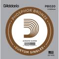 Струна D'Addario PB020 Phosphor Bronze .020